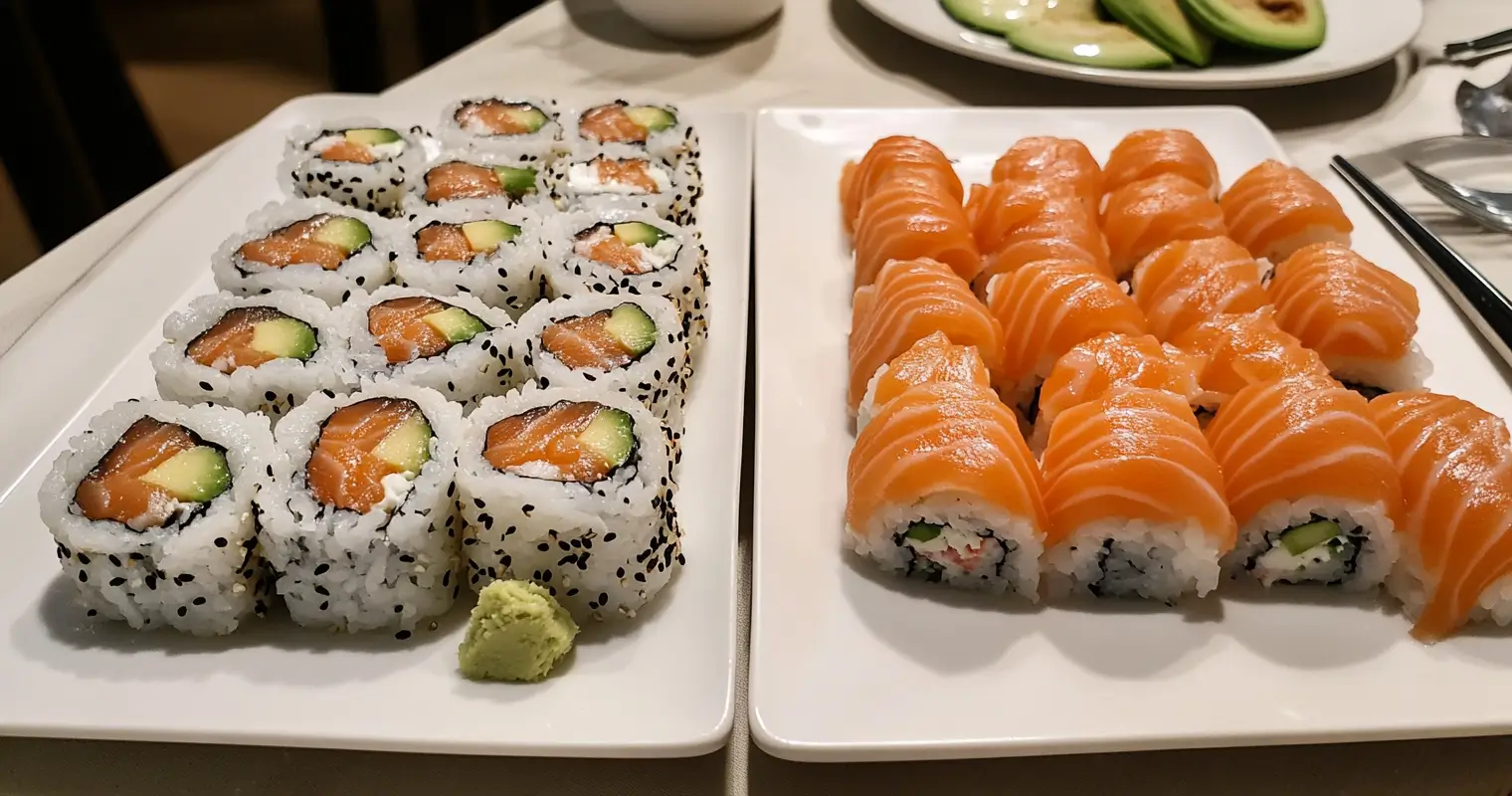 Philadelphia and Alaska Rolls