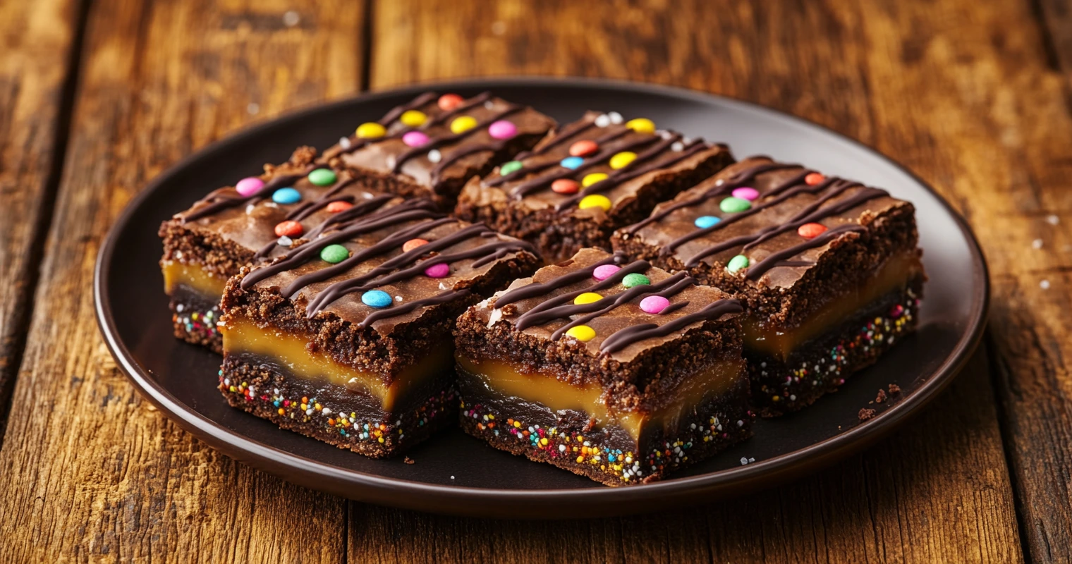 Vegan Slutty Brownies with plant-based ingredients and gluten-free Oreos