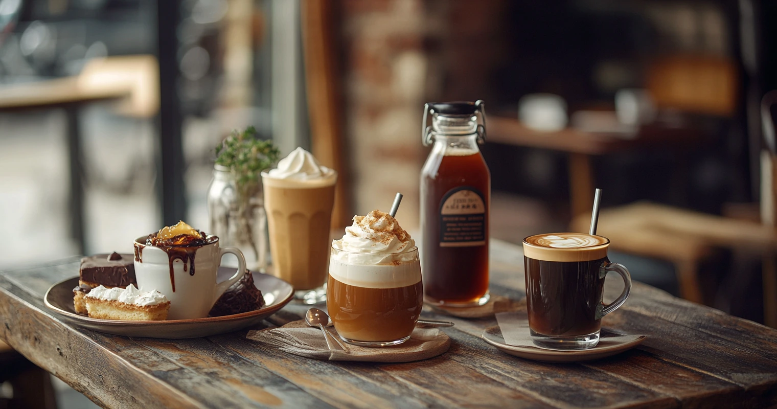 Javy Coffee Recipes, A variety of coffee drinks made with Javy Coffee concentrate