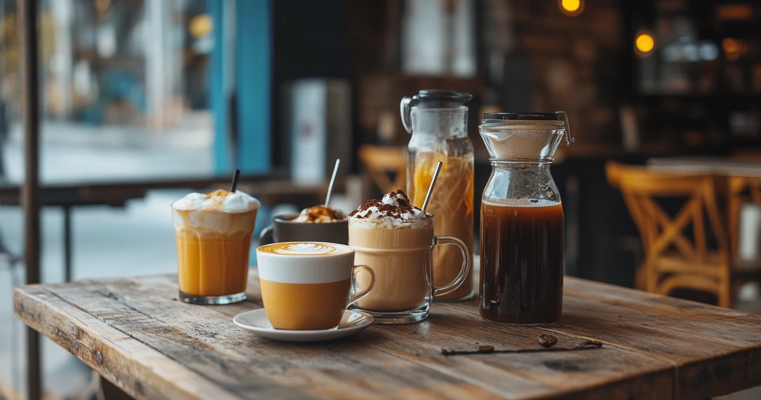 Javy Coffee Recipes, A variety of coffee drinks made with Javy Coffee concentrate