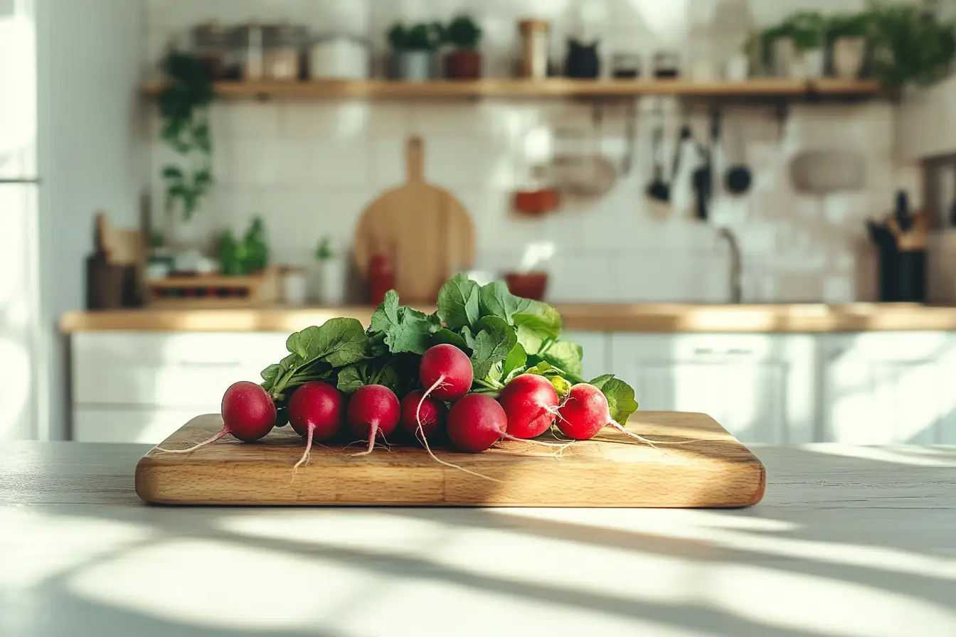 Fresh radishes