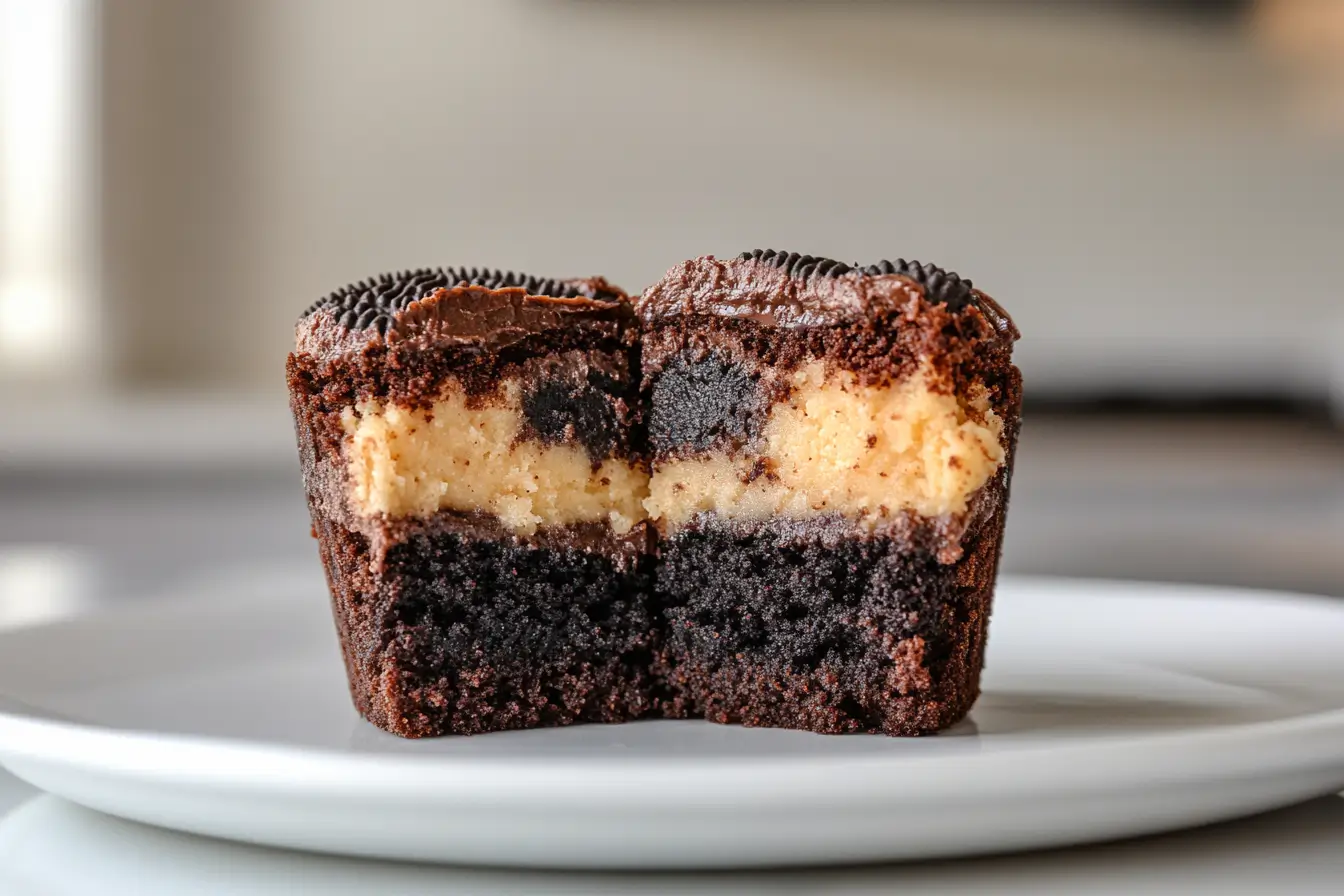 Slutty brownie cupcakes 