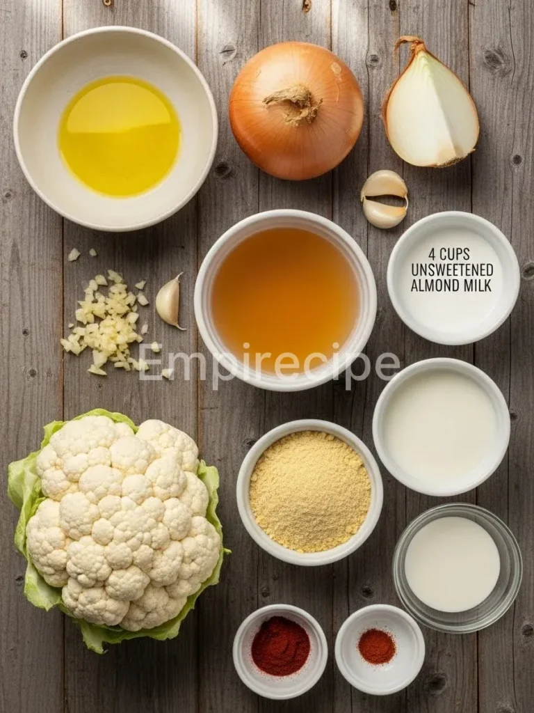 Creamy Loaded Cauliflower Soup