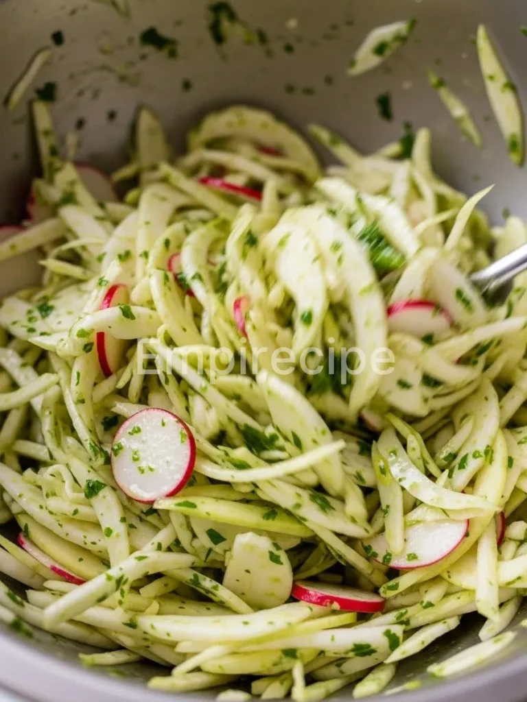 Fennel Slaw with Mint Vinaigrette