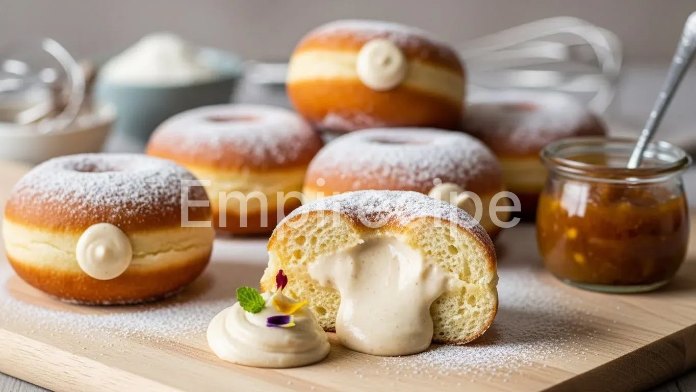 Cream Filled Donuts