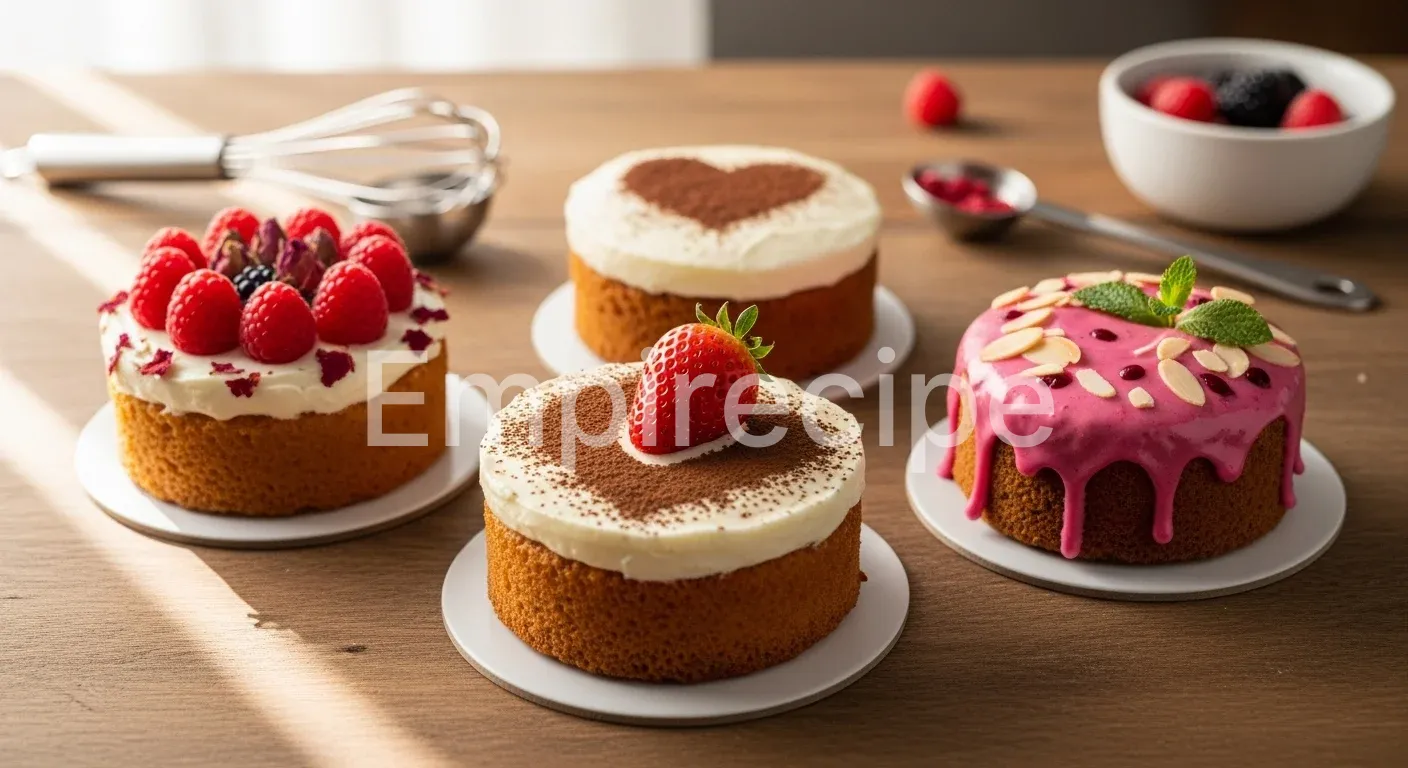 Valentine’s Day Mini Cakes