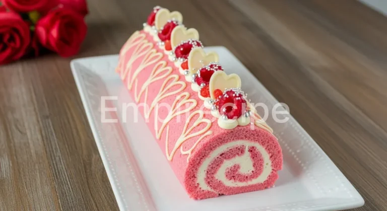 Valentine’s Day Roll Cake