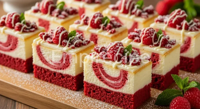 Red Velvet Cheesecake Bars