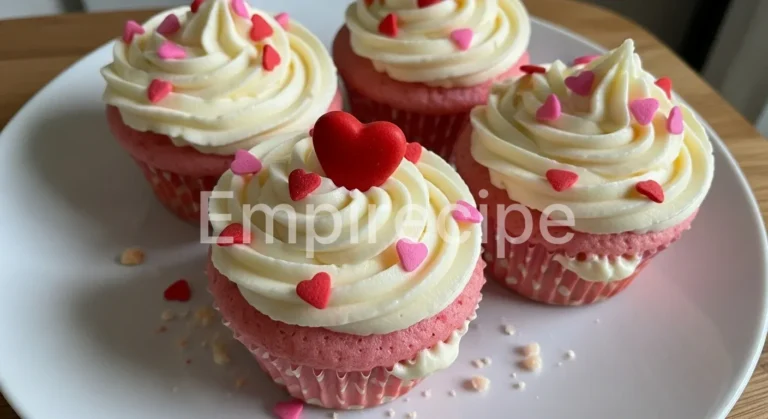 Easy Valentine’s Day Cupcakes