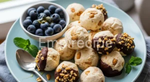 Frozen Peanut Butter Yogurt Bites