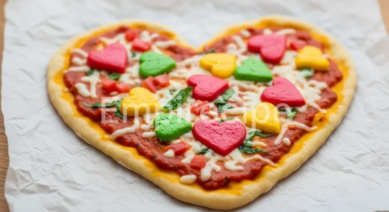 Valentine's Heart Pizza