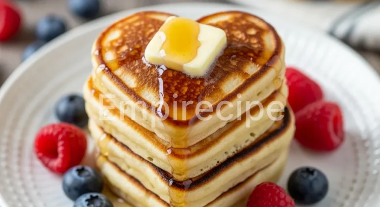 Mini Heart-Shaped Pancakes