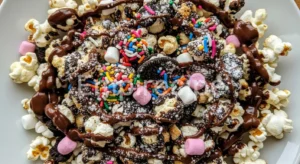 Sweet Topping Popcorn Mix