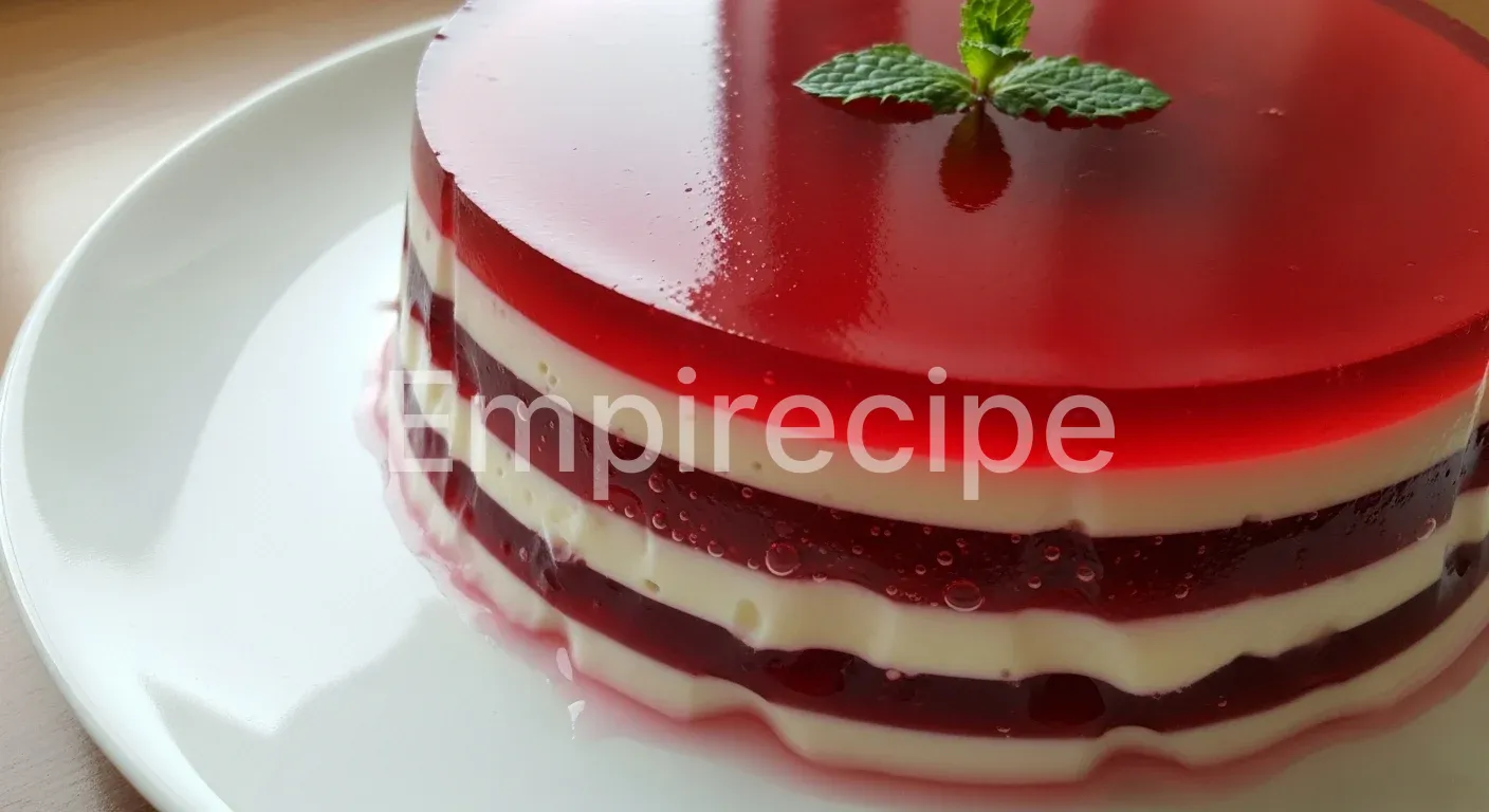 Layered Cranberry Gelatin