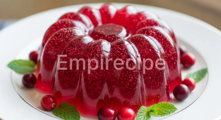 Cranberry Gelatin Mold