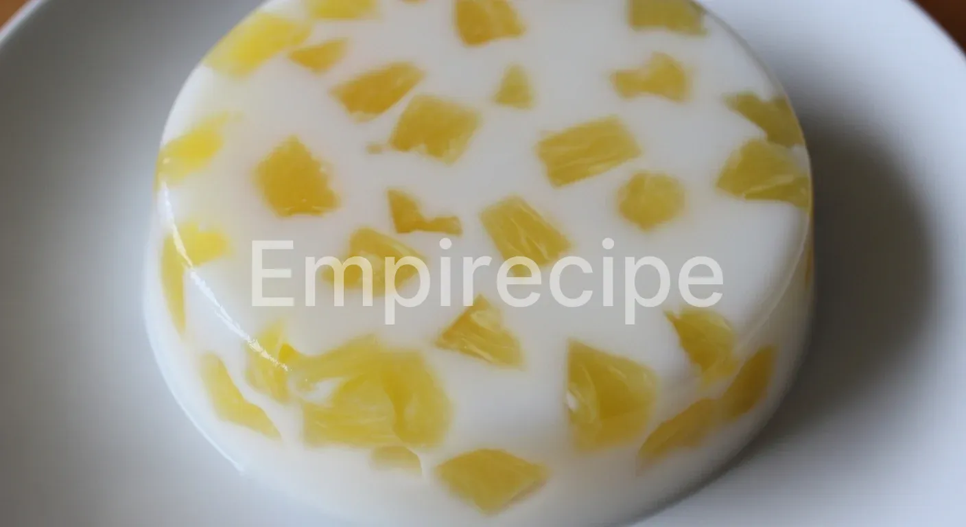 Milky Pineapple Gelatin