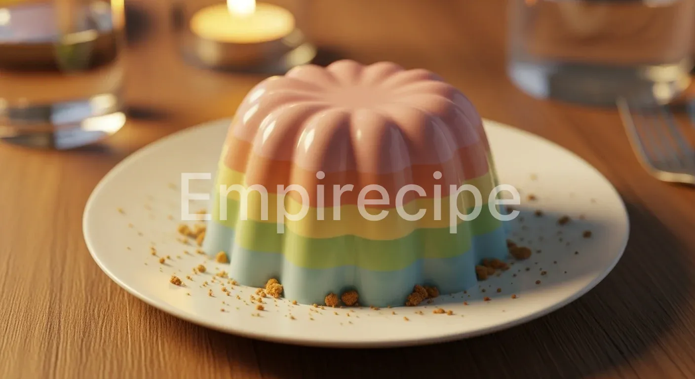 Pastel Rainbow Gelatin