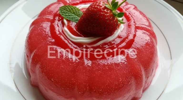 Strawberry Bavarian Gelatin