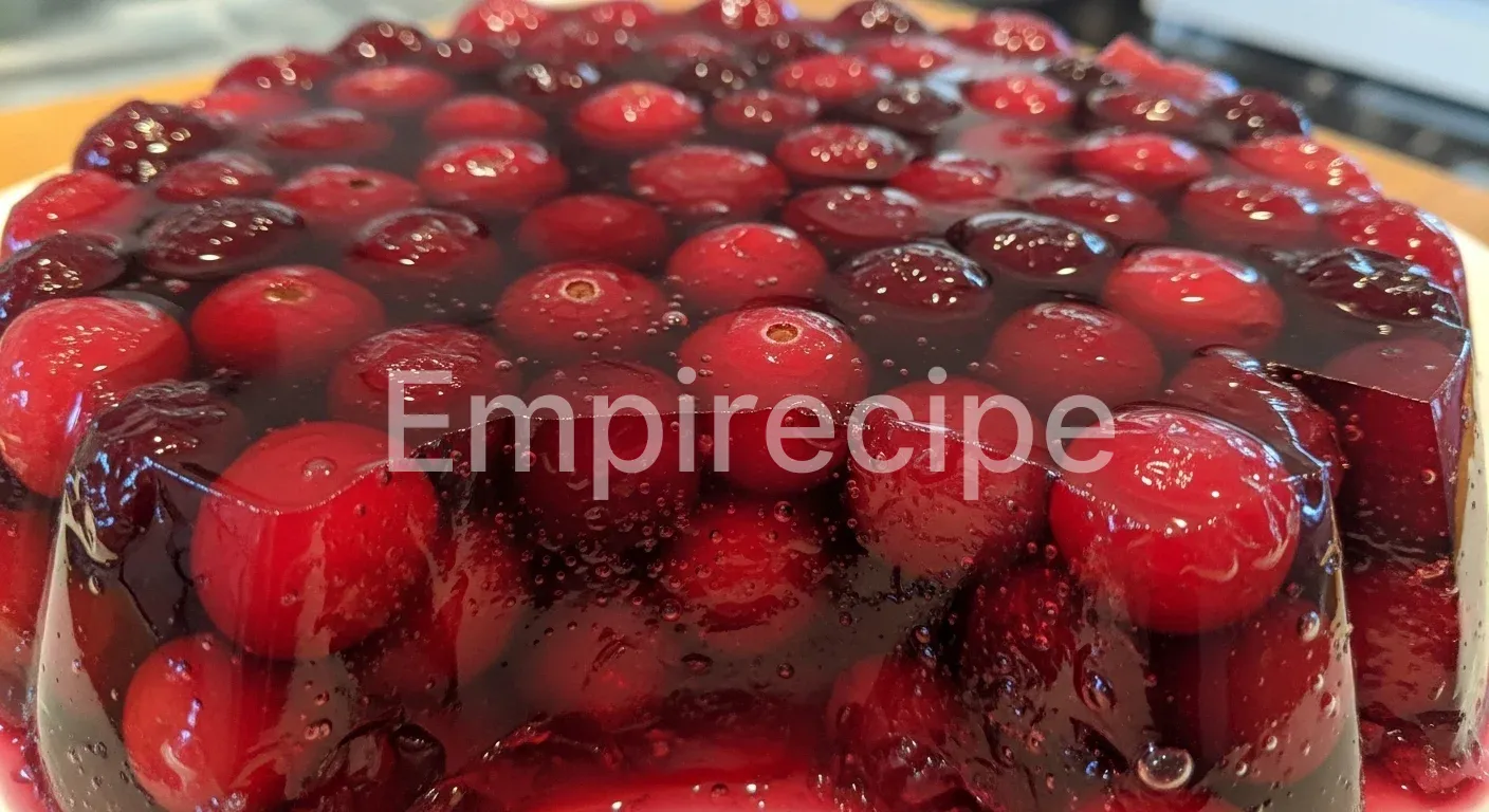 Cranberry-Port Gelatin