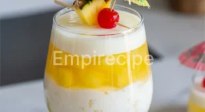 Piña Colada Layered Gelatin