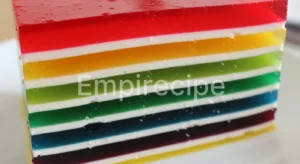 Striped Gelatin Dessert