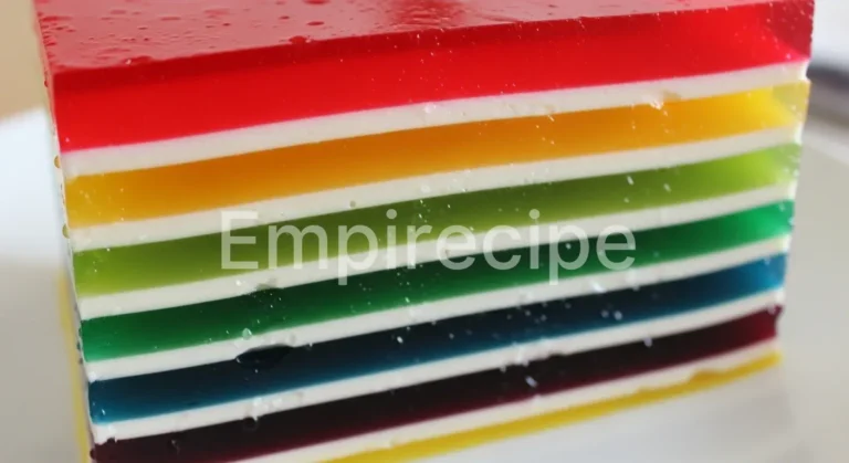 Striped Gelatin Dessert