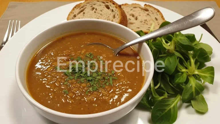 Brown Lentil Soup