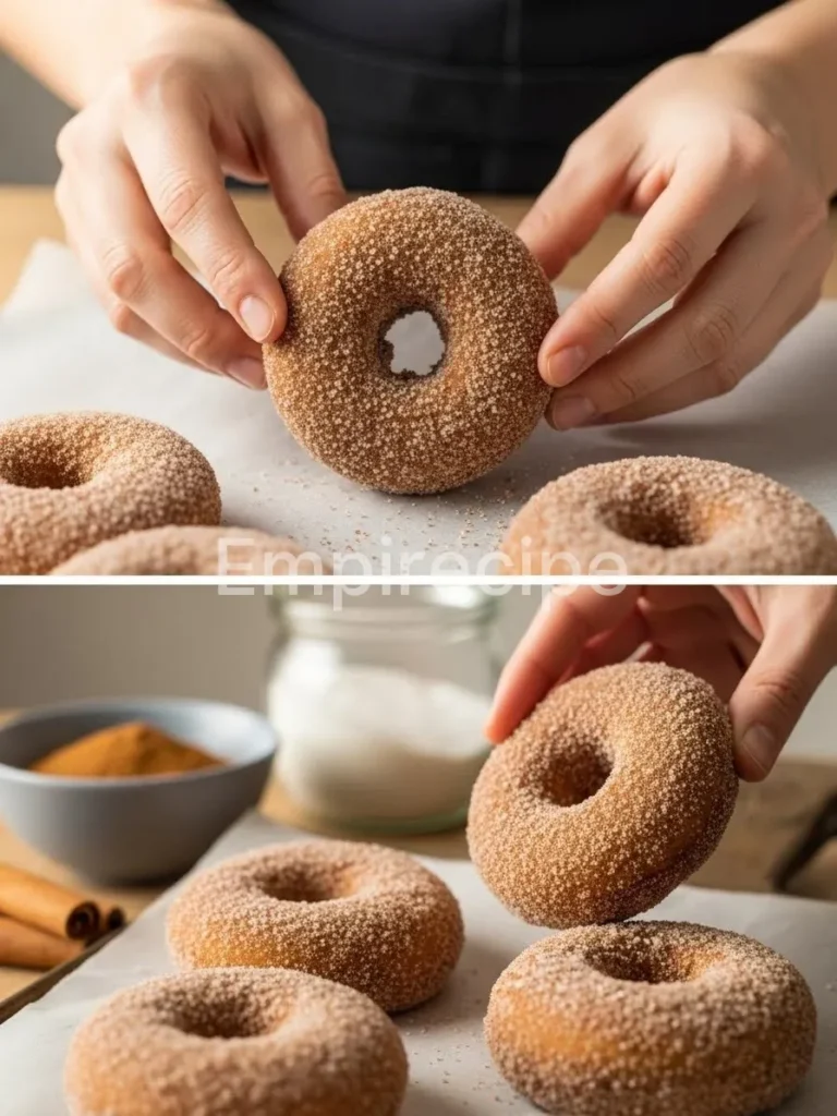Baked Cinnamon Sugar Donuts