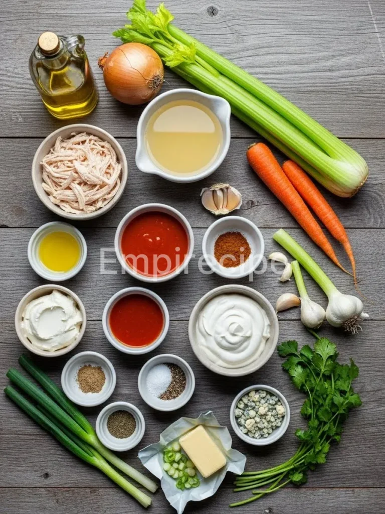 Buffalo Chicken Wing Soup