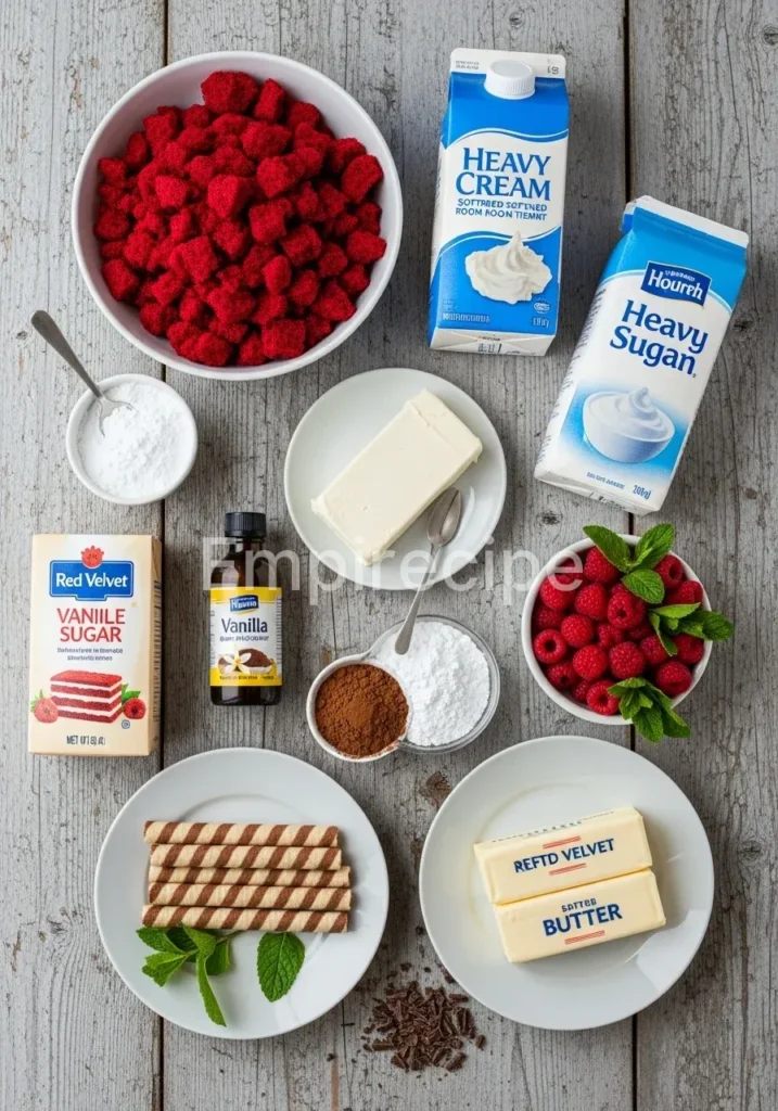 Red Velvet Dessert Lasagna