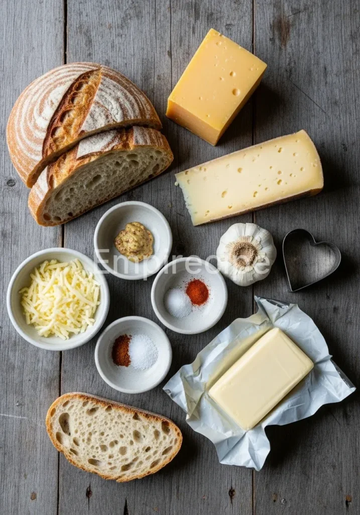 Heart Shaped Grilled Cheese
