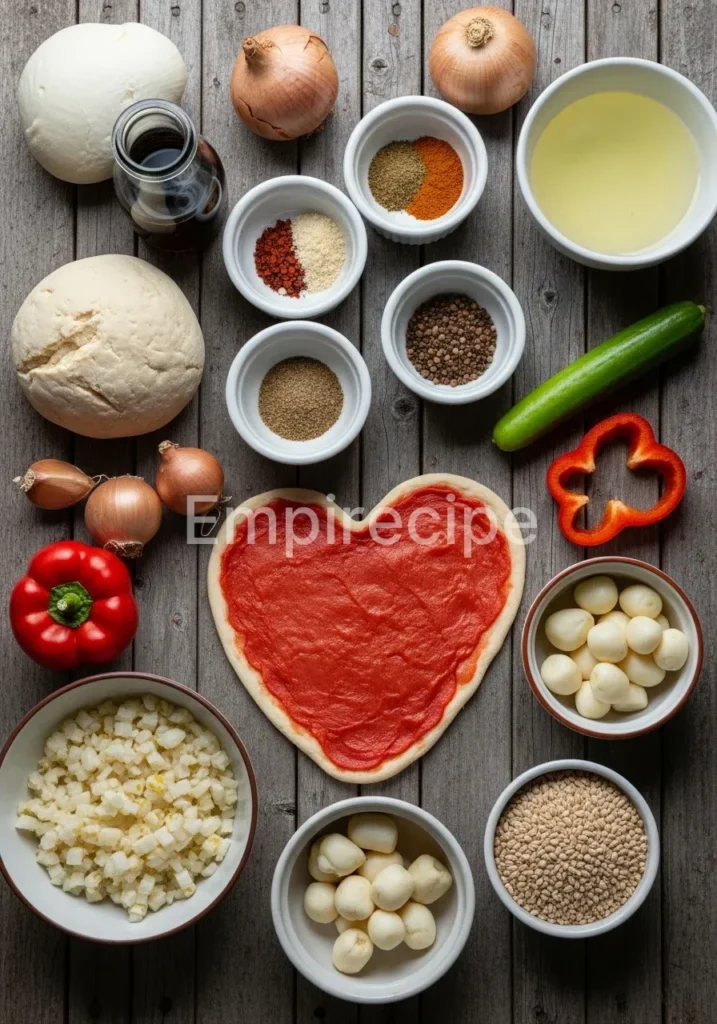 Valentine's Heart Pizza