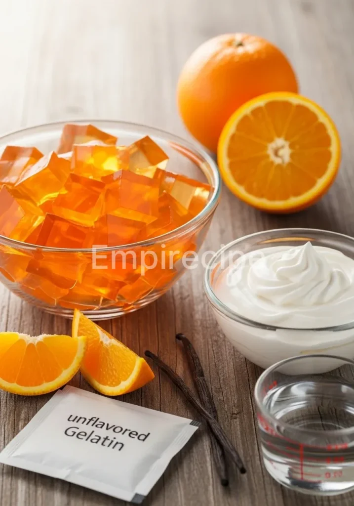 Orange Cream Gelatin