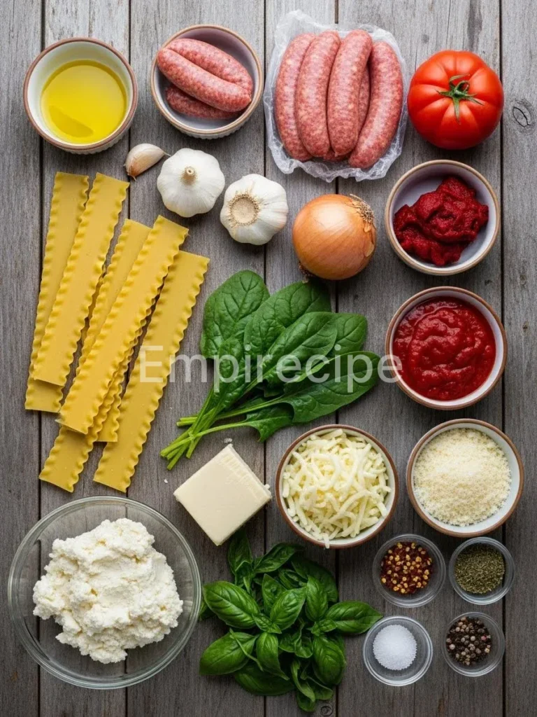 Spicy Italian Sausage Lasagna Soup