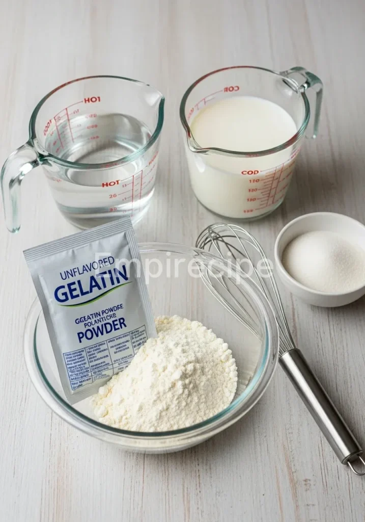 simple gelatin recipe with milk