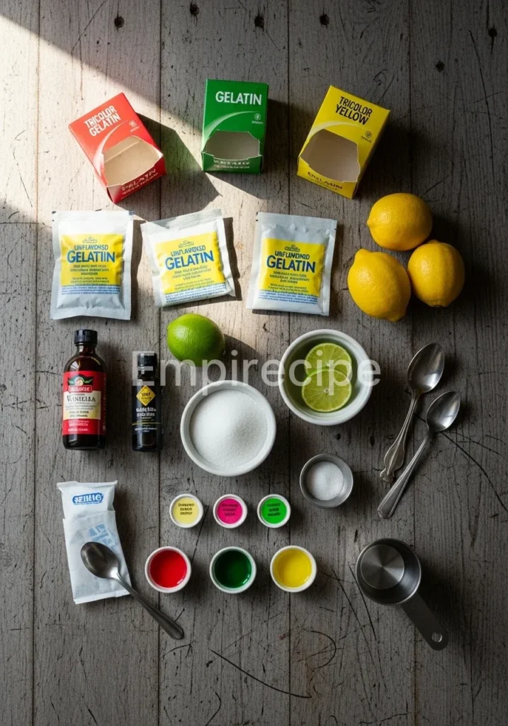 Tricolor Gelatin Recipe