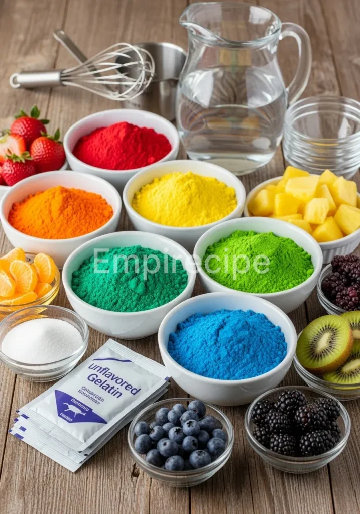Rainbow Gelatin Recipe