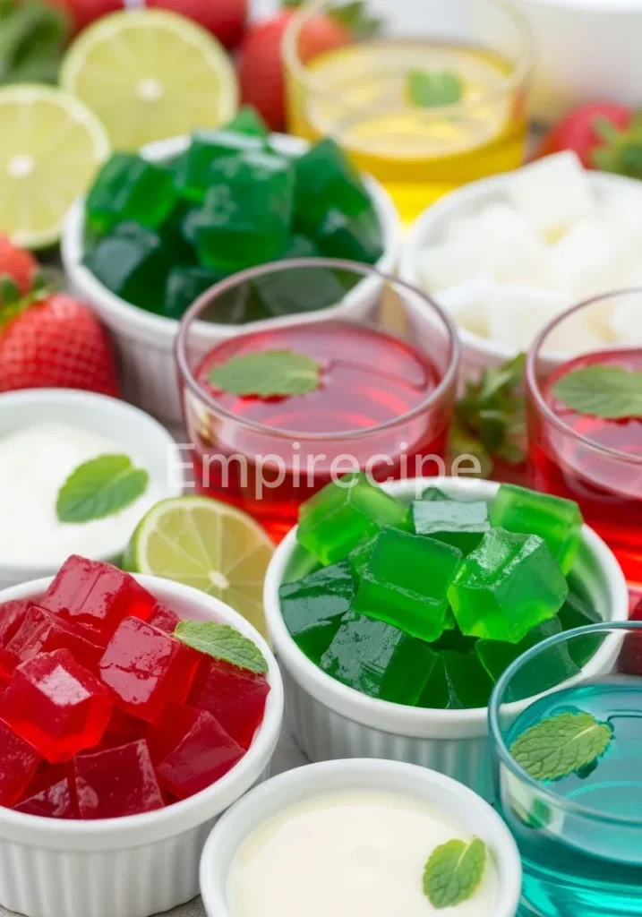 Striped Gelatin Dessert