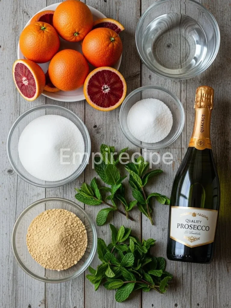 Blood Orange Prosecco Jelly