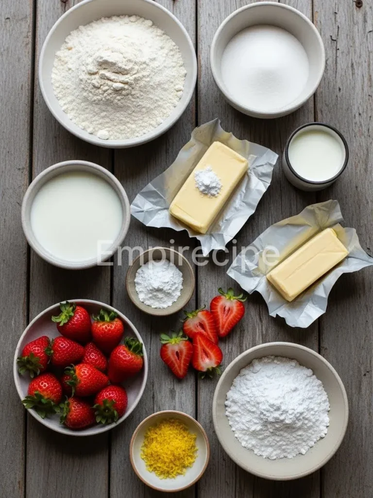 Strawberry Baked Donuts