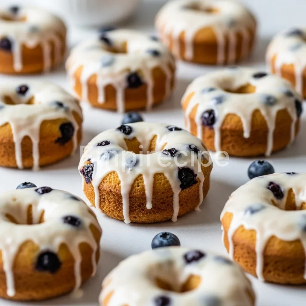 Old-Fashioned Blueberry Cake Donuts