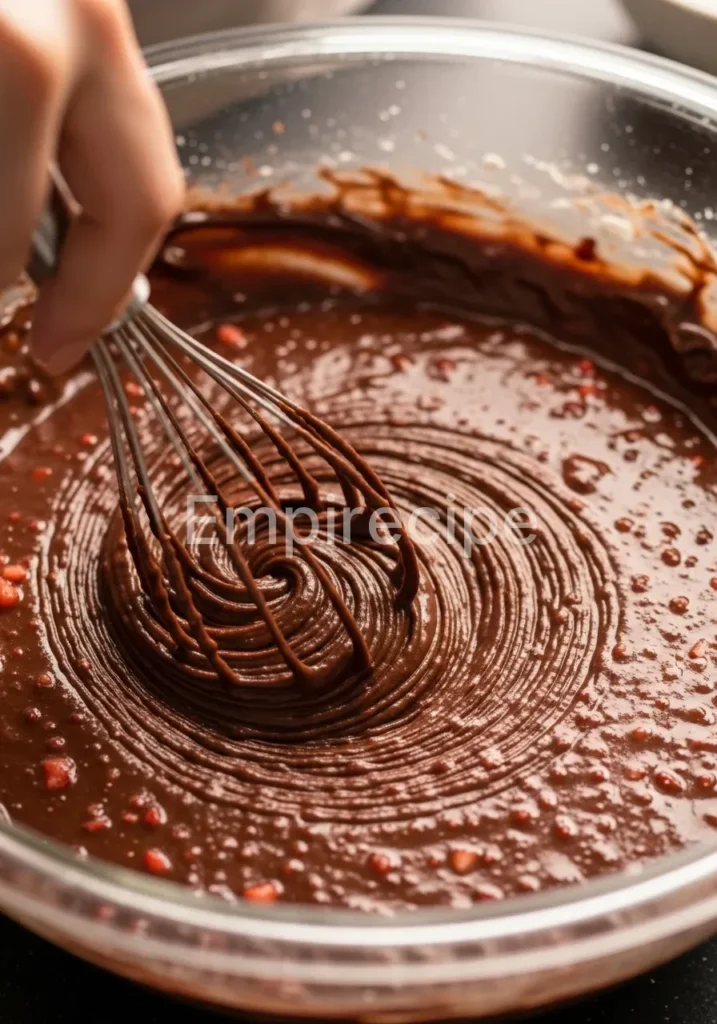 Chocolate Strawberry Heart Cake