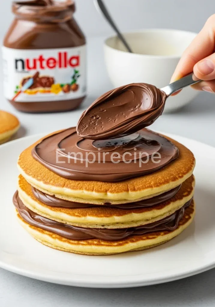 Nutella Pancake Stacks