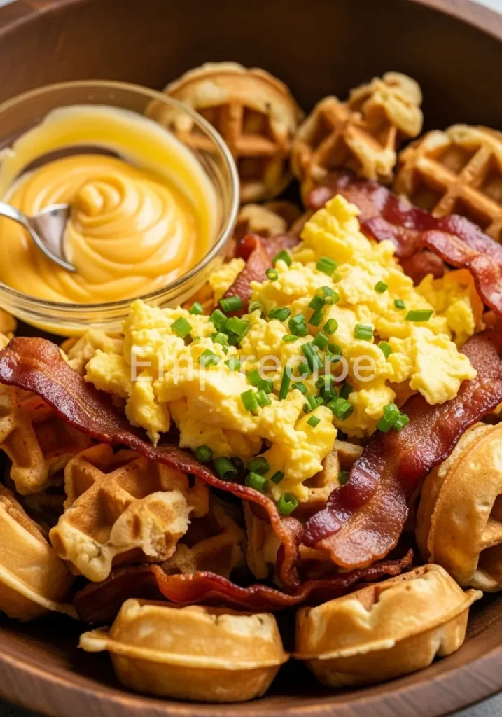 Mini Waffle Breakfast Sandwiches