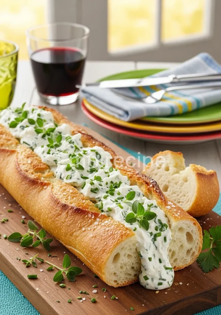 cream cheese garlic bread
