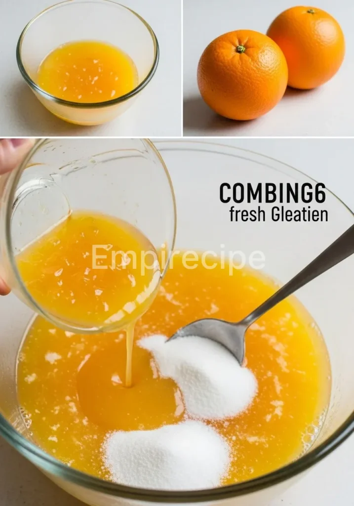 Tangy Valencia Orange Gelatin