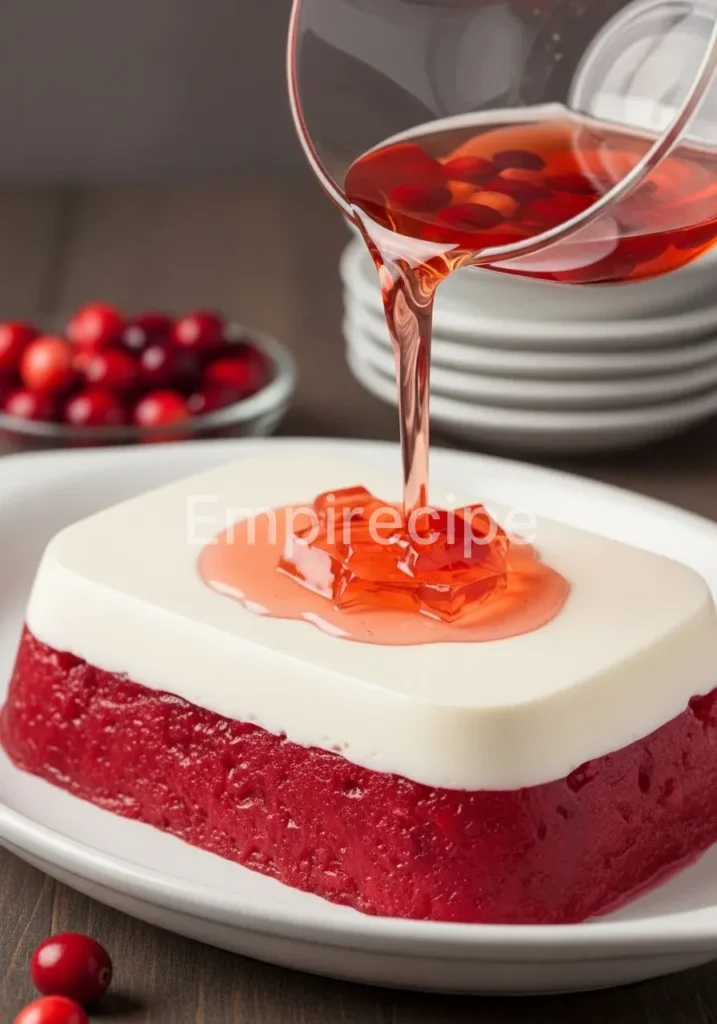 Layered Cranberry Gelatin