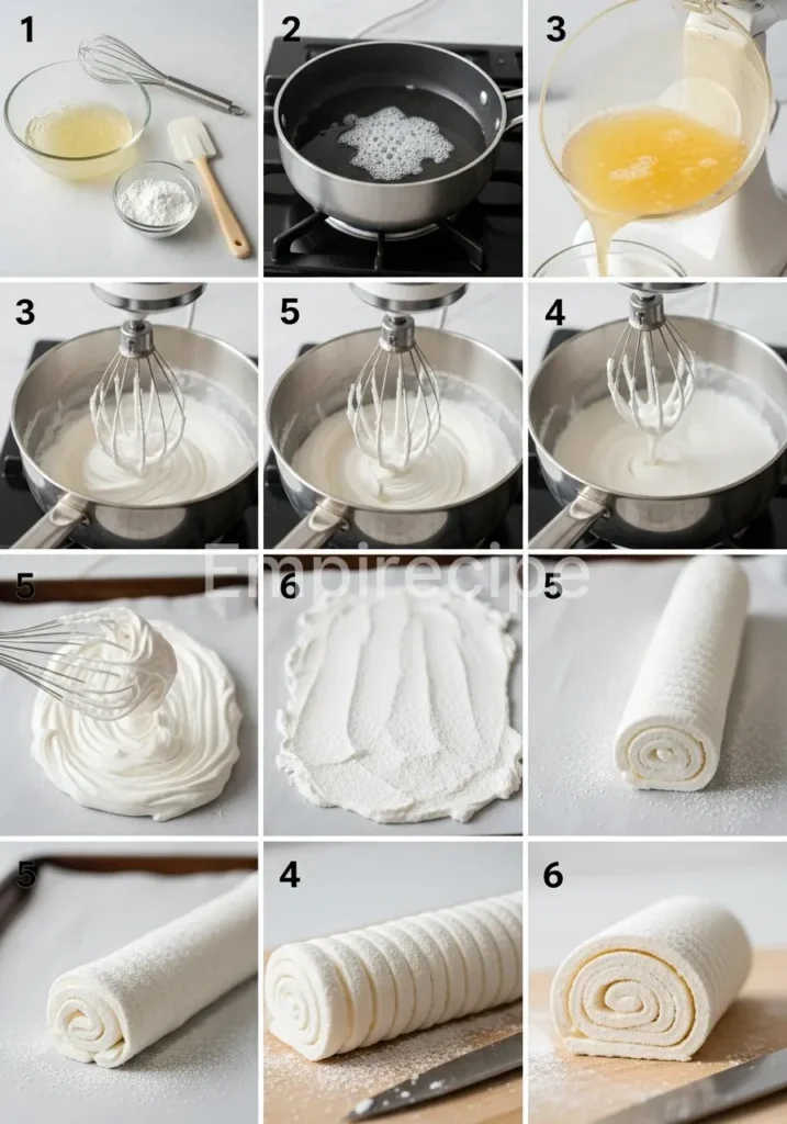 Gelatin Marshmallow Spirals