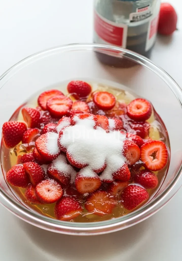 Strawberry Vanilla Gelatin