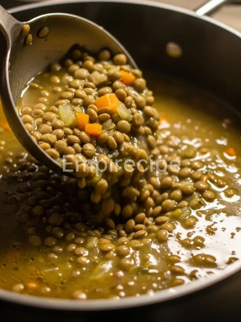 Classic French Green Lentil Soup